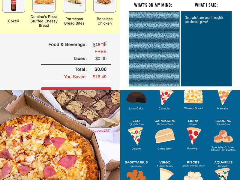 Domino's Pizza Menu