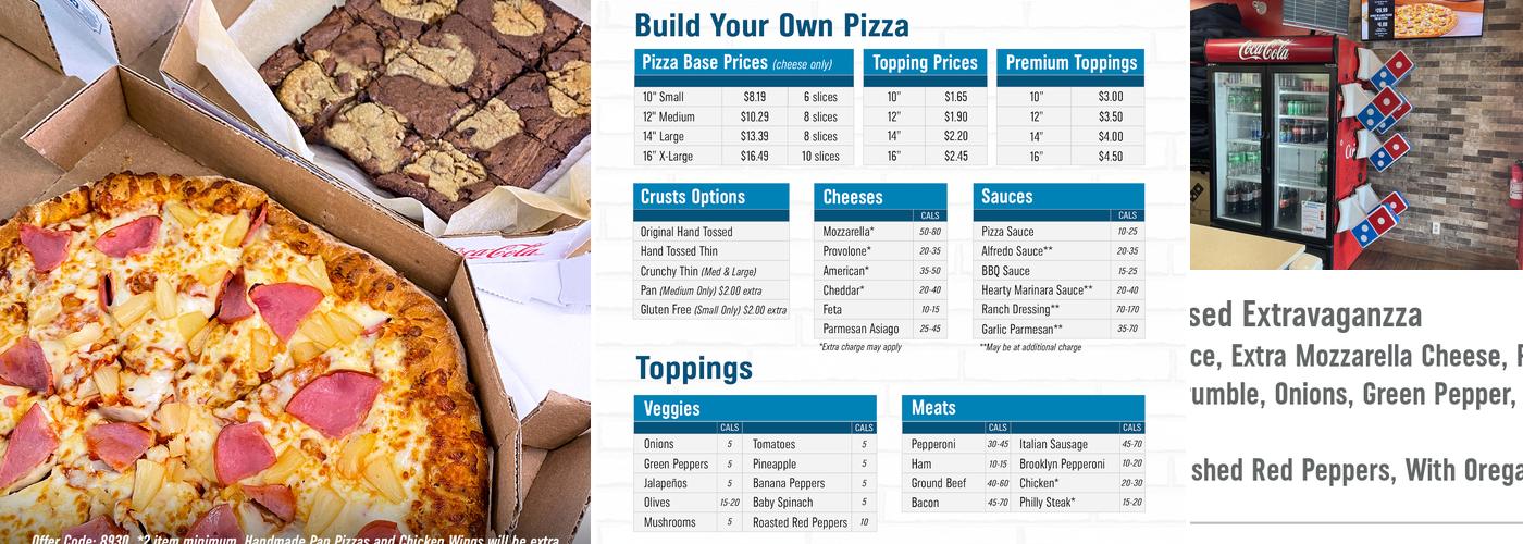Domino's Pizza Menu