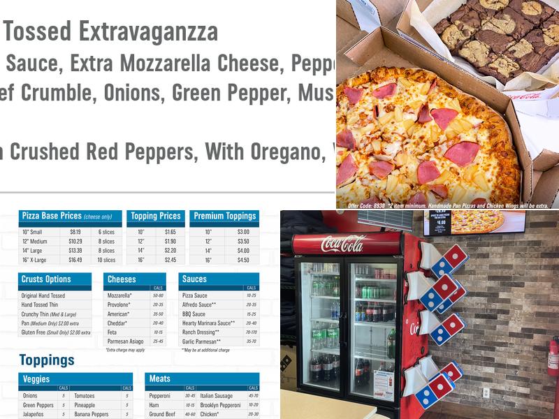 Domino's Pizza Menu