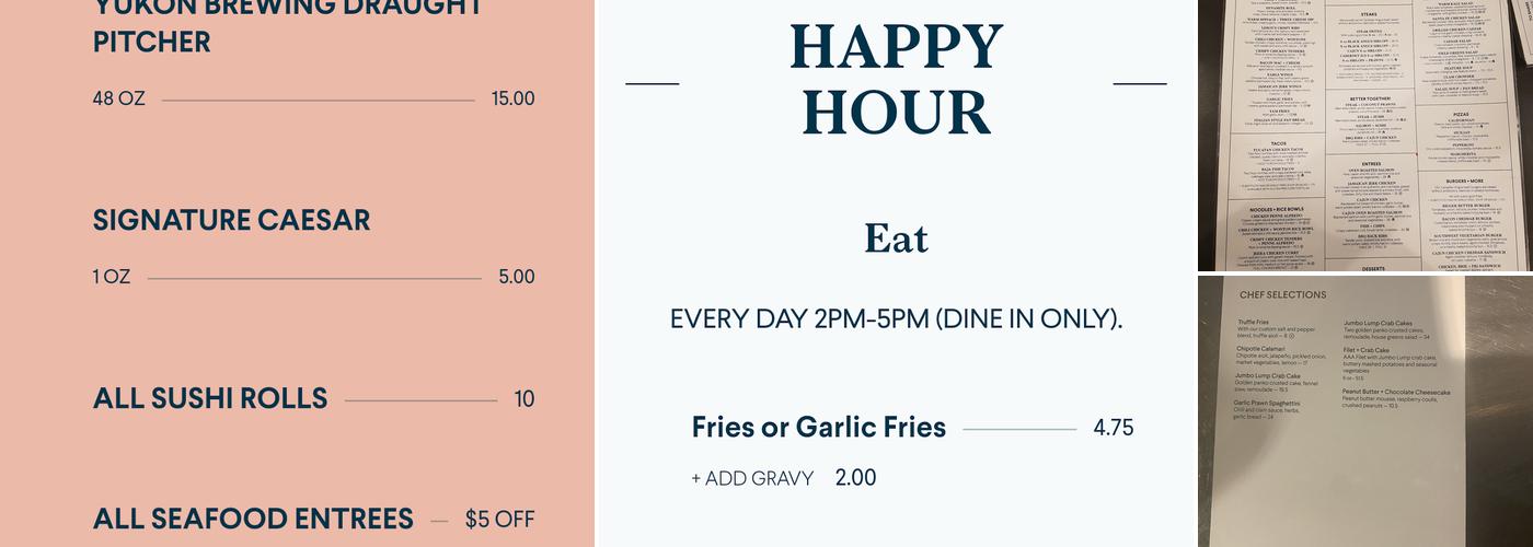 Earls Kitchen + Bar Menu