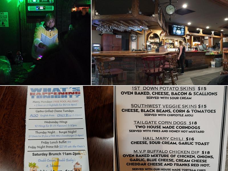 The Monkey Tree Pub Menu