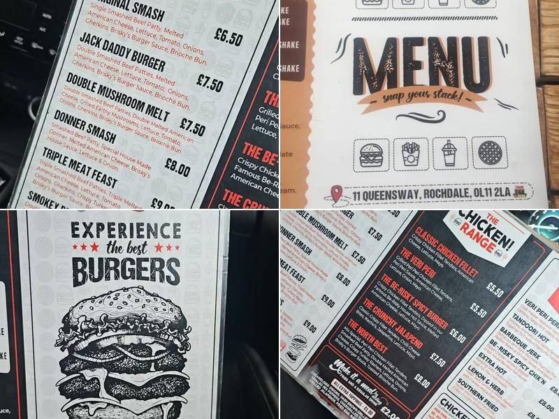 Brisky’s (Rochdale) Menu