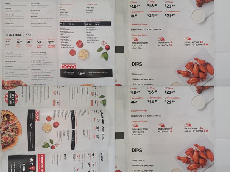 Pizza Hut Cranbrook Menu