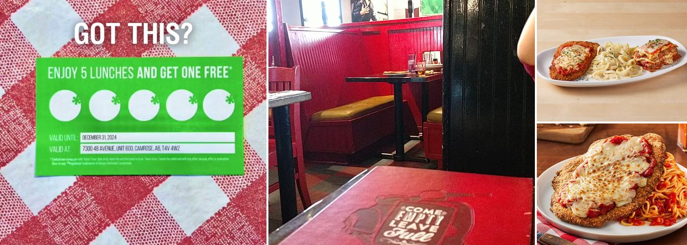 East Side Mario's Menu