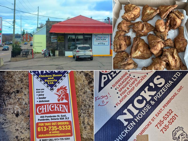 Nick's Chicken House & Pizzeria Menu