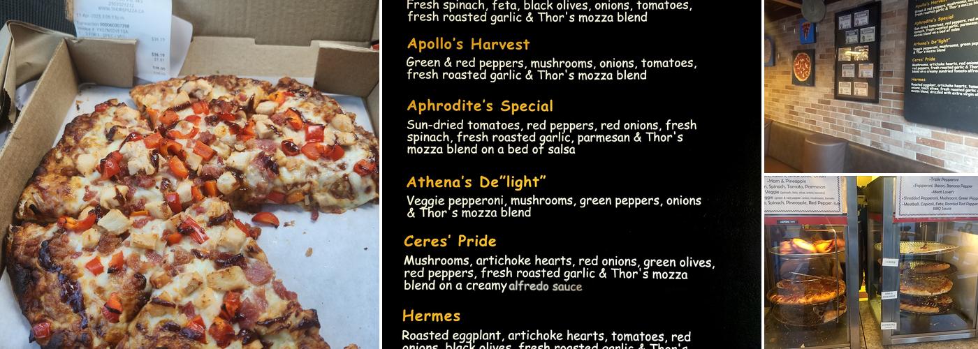Thor's Pizzeria Menu