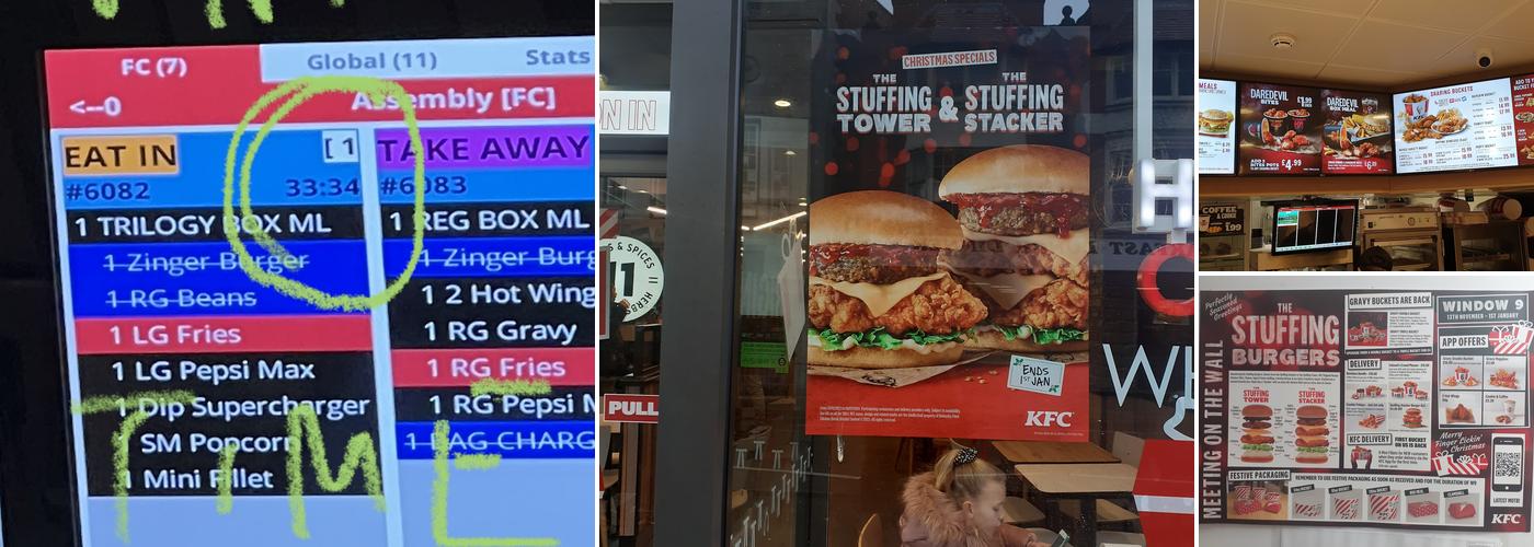 KFC Menu