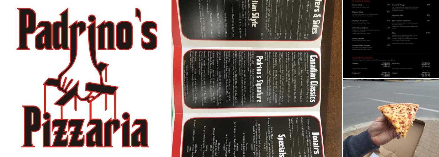 Padrino's Pizzaria Menu