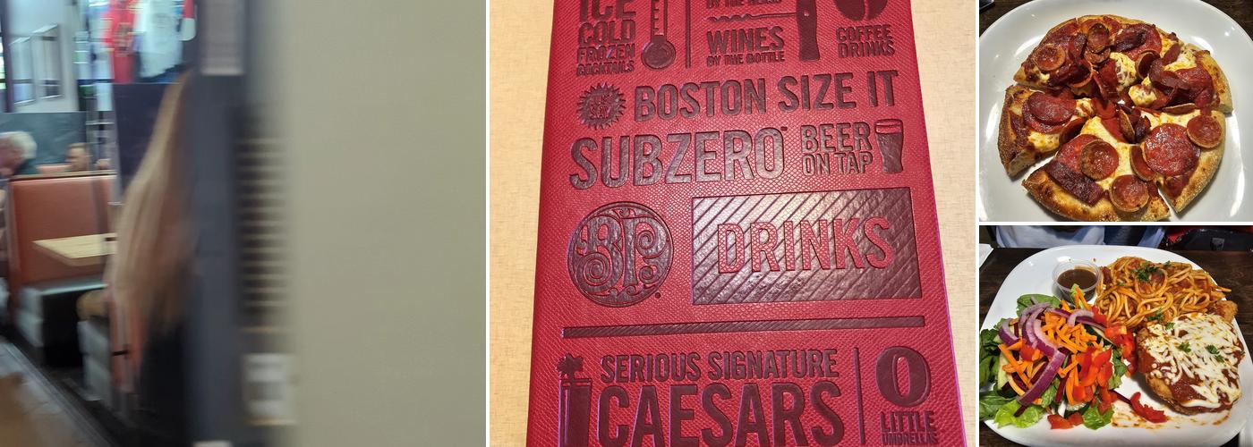 Boston Pizza Menu