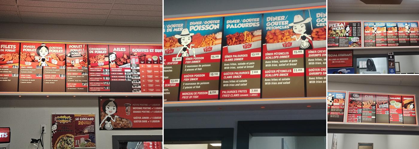 Dixie Lee Take-Out Menu