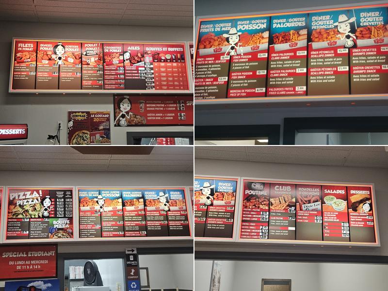 Dixie Lee Take-Out Menu