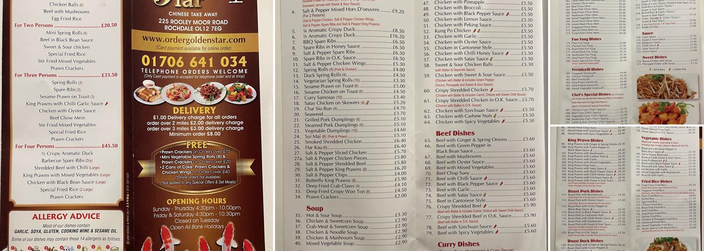 Luc's Fish & Chip Shop Menu