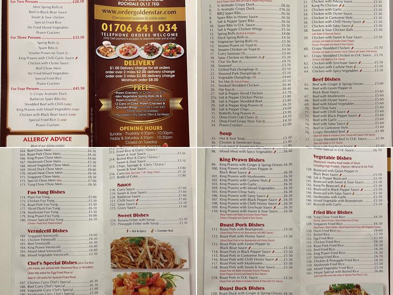 Luc's Fish & Chip Shop Menu