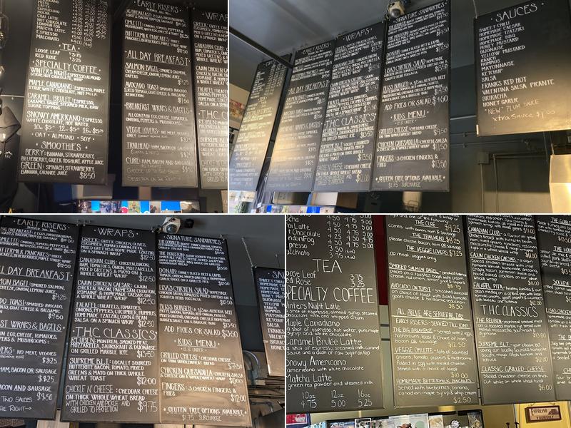 Trailhead Cafe Menu