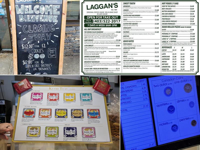 Laggan's Menu
