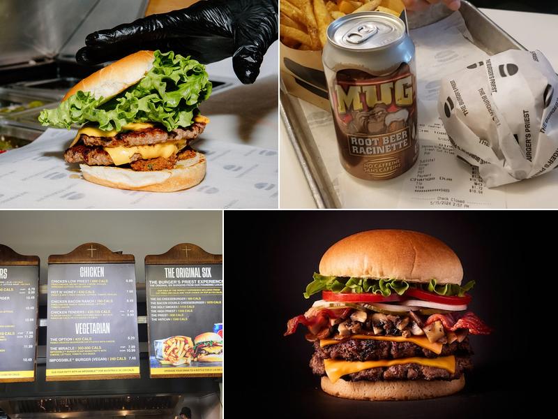 The Burger's Priest Menu