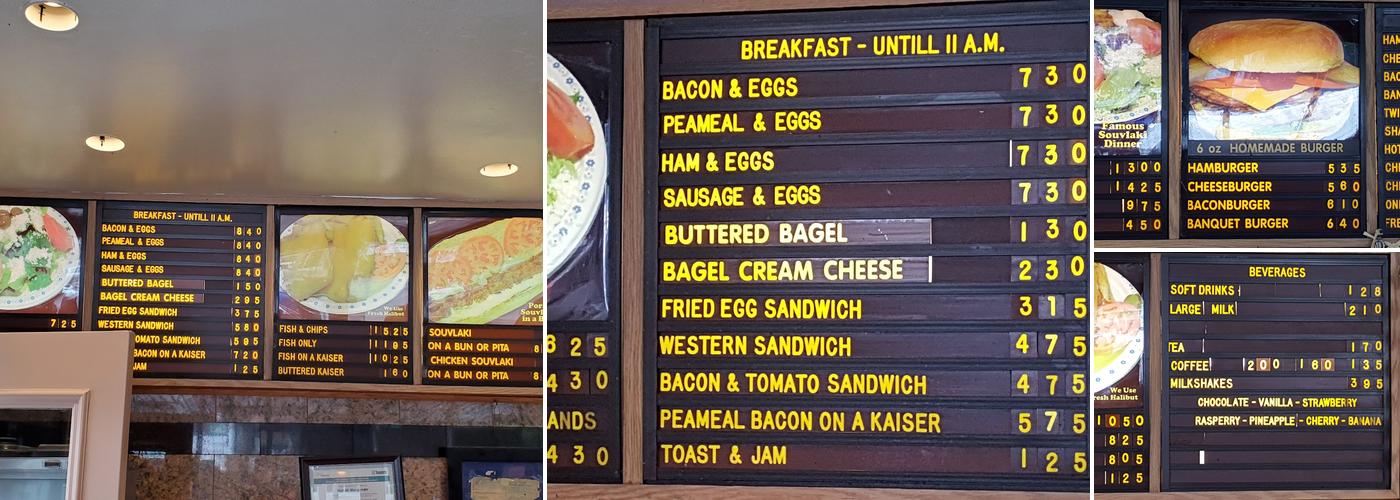 The Burger Shack Menu