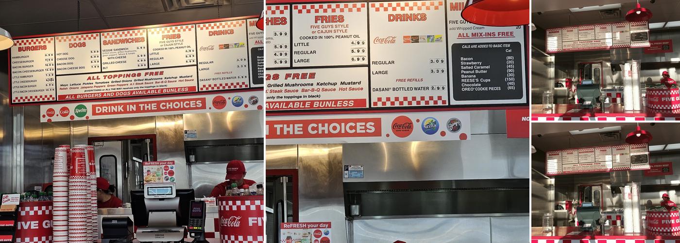 Five Guys Menu