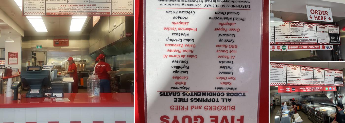 Five Guys Menu