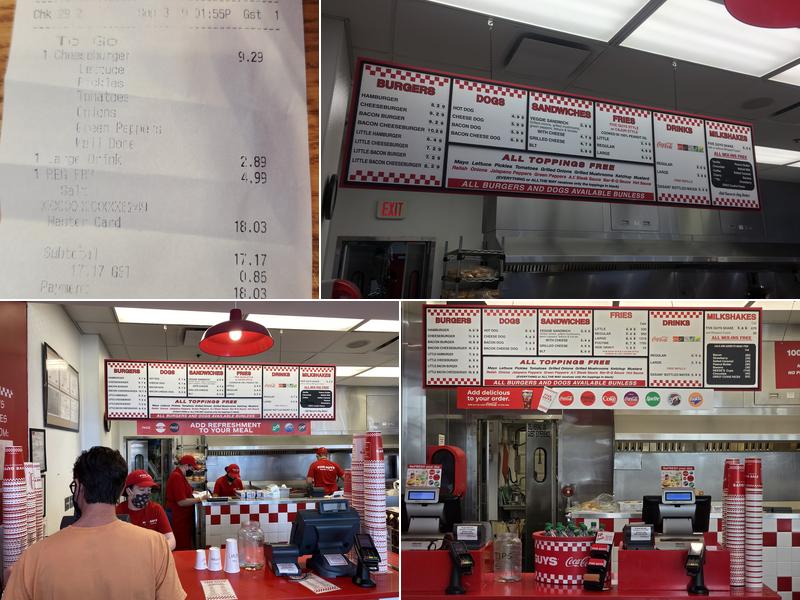 Five Guys Menu