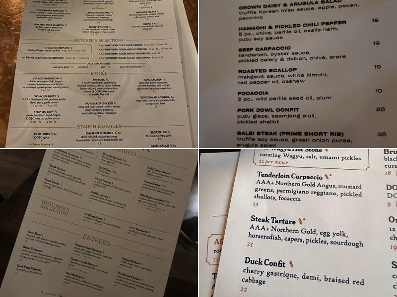 DOSC Menu