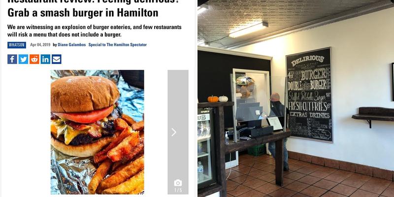 Delirious Burger Co. Menu