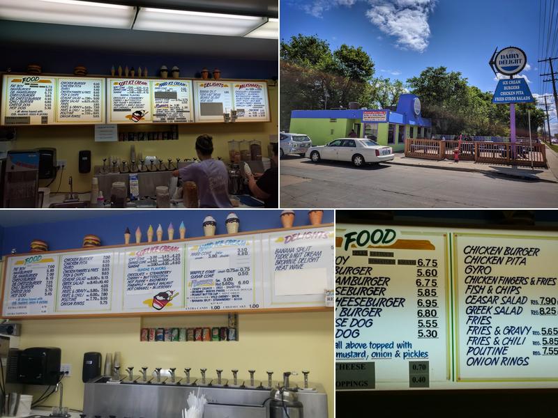 Dairy Delight Menu