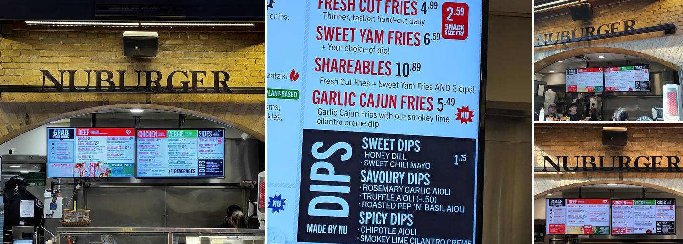 Nuburger Menu