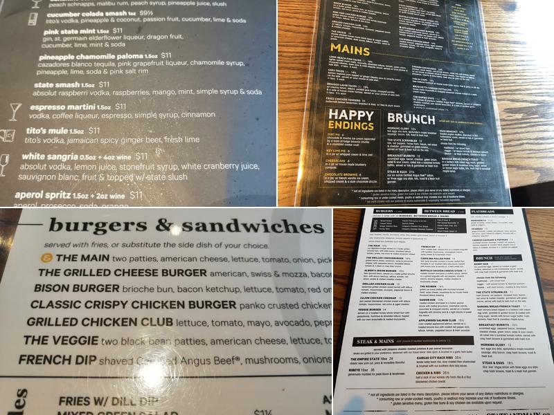 State & Main Menu