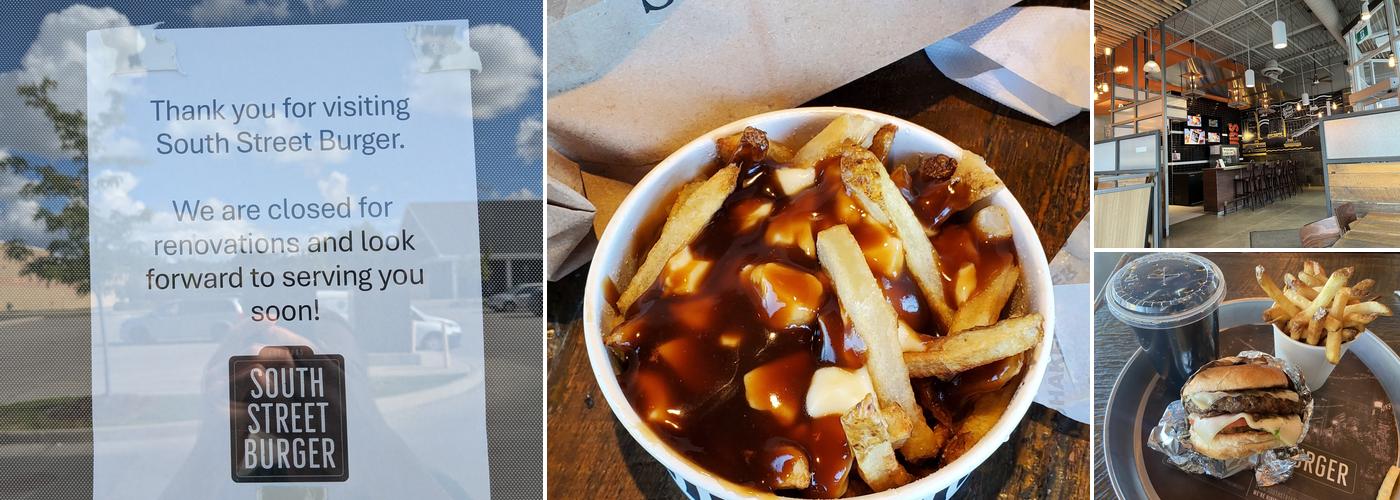 South St. Burger Menu