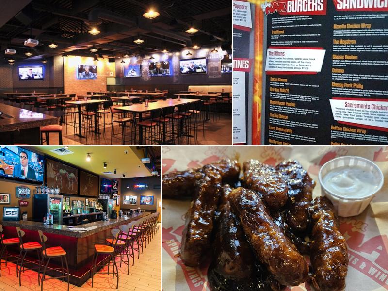 John Max Sports & Wings Dougall Ave. Menu