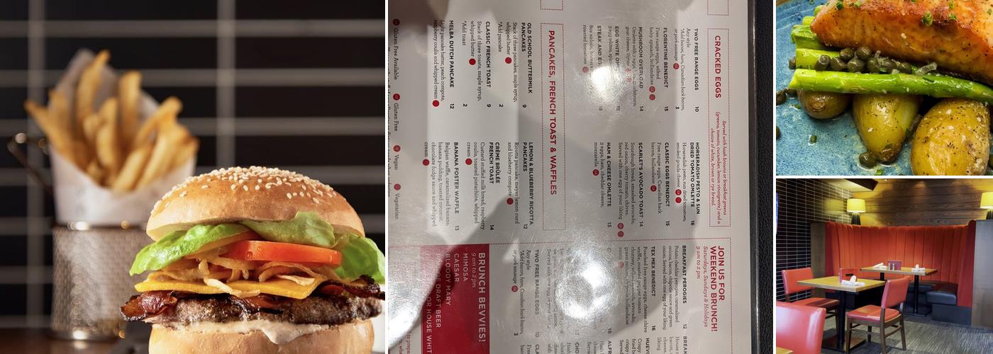 Scarlet Craft Kitchen Menu