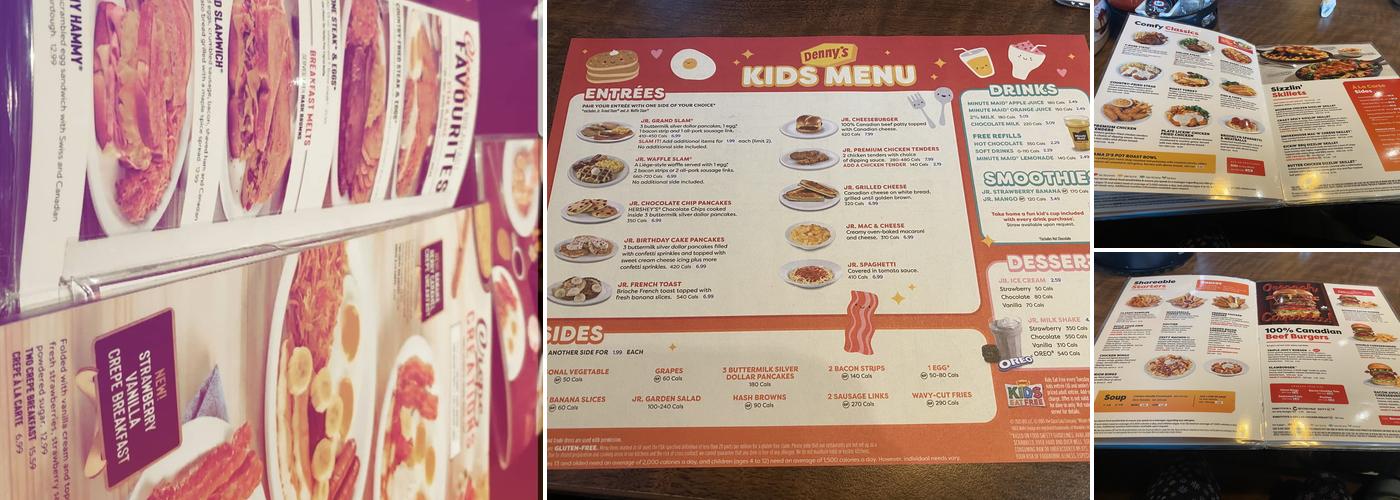 Denny's Menu
