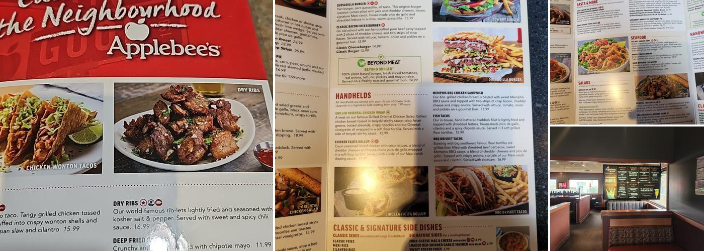 Applebee's Menu