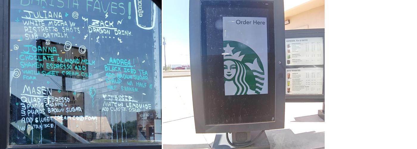 Starbucks Menu