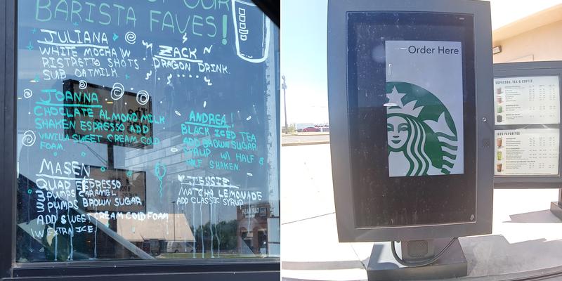 Starbucks Menu
