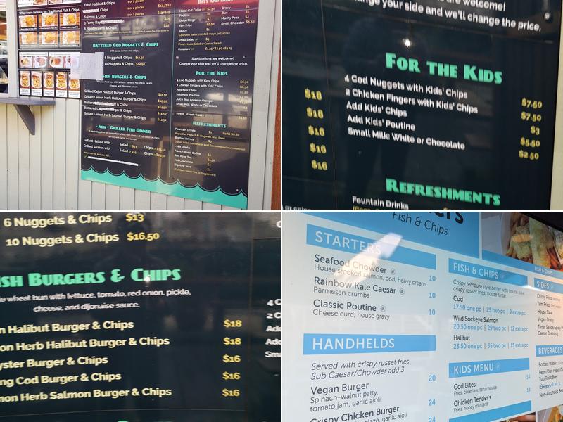 Trollers Fish & Chips Menu
