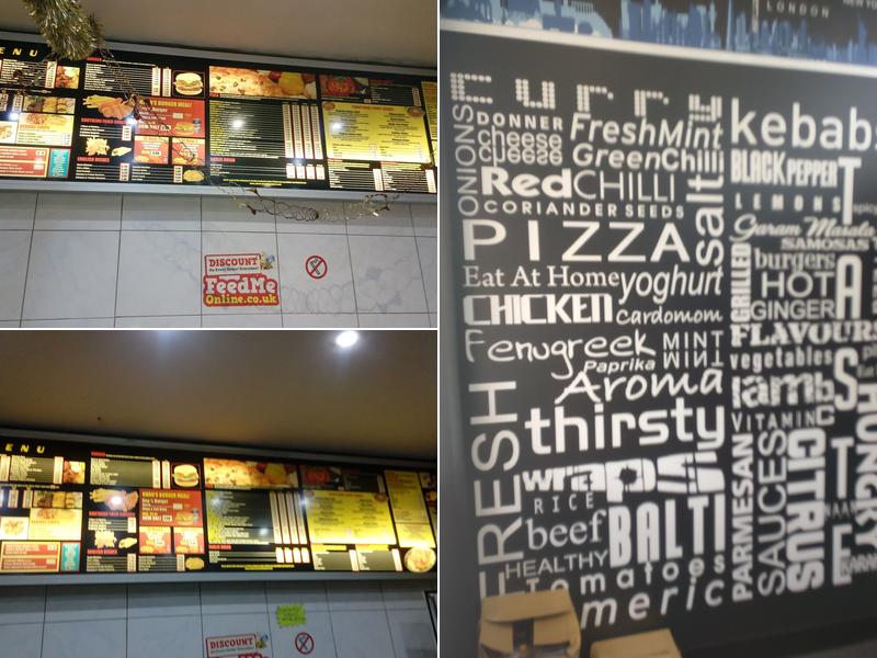 Khan's Takeaway Menu