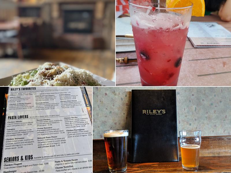 Riley's Pub Menu