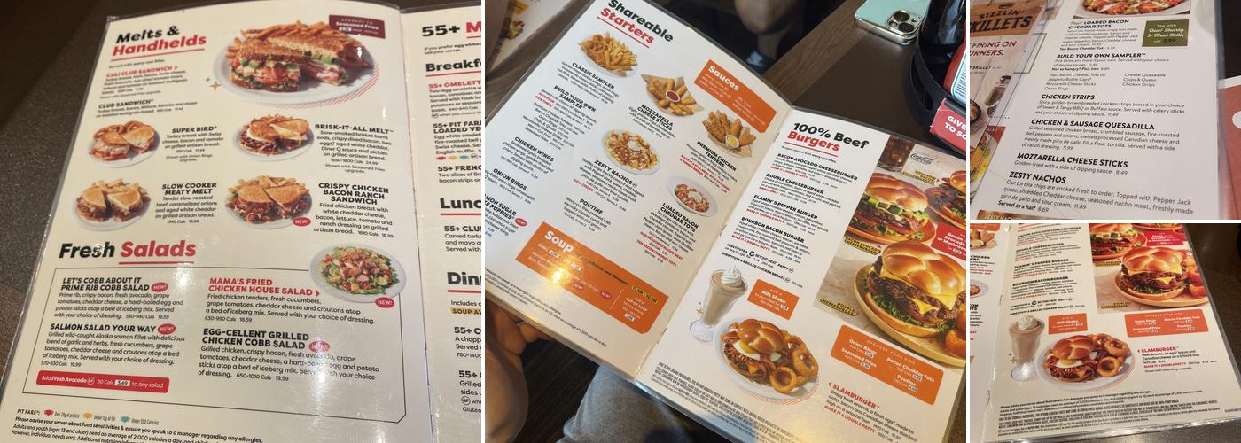 Denny's Menu