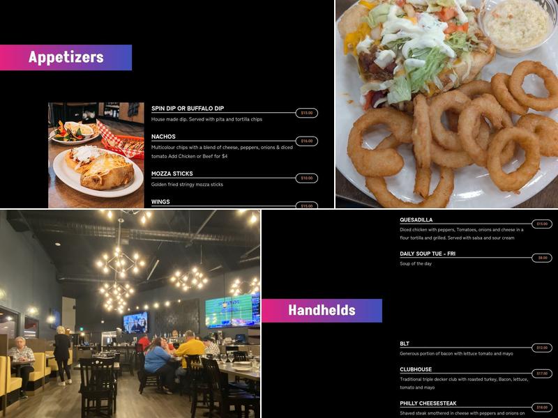 Pine Tree Bar & Grill Menu