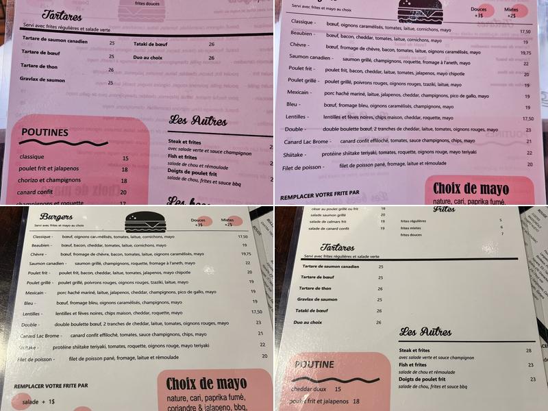 La Boulette Menu