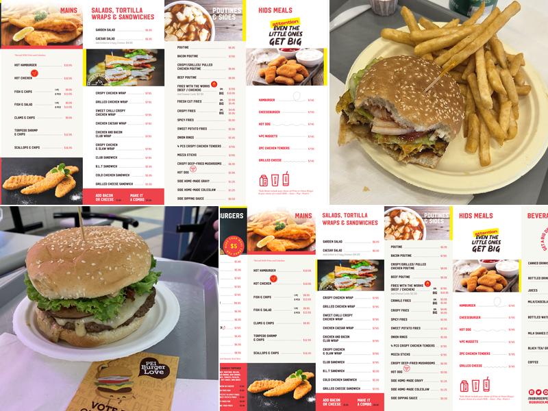 Big Burger Menu