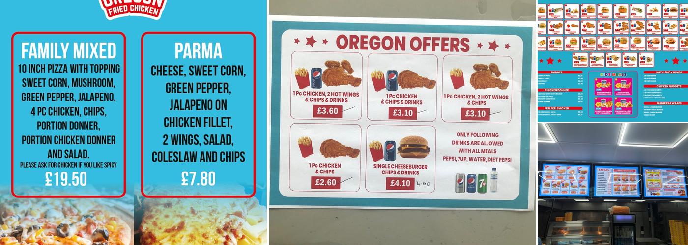 Oregon Fried Chicken Menu