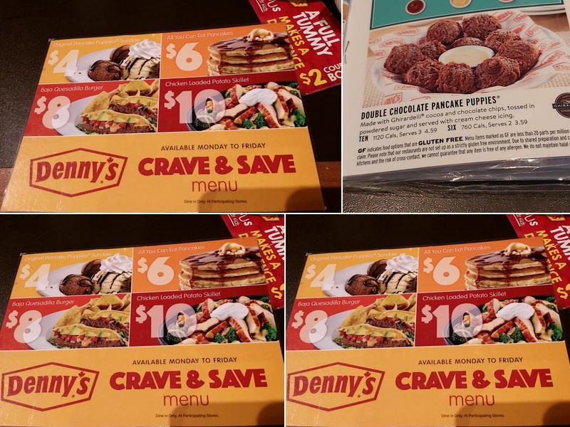 Denny's Restaurant Menu
