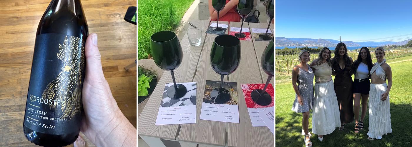 Red Rooster Winery Menu