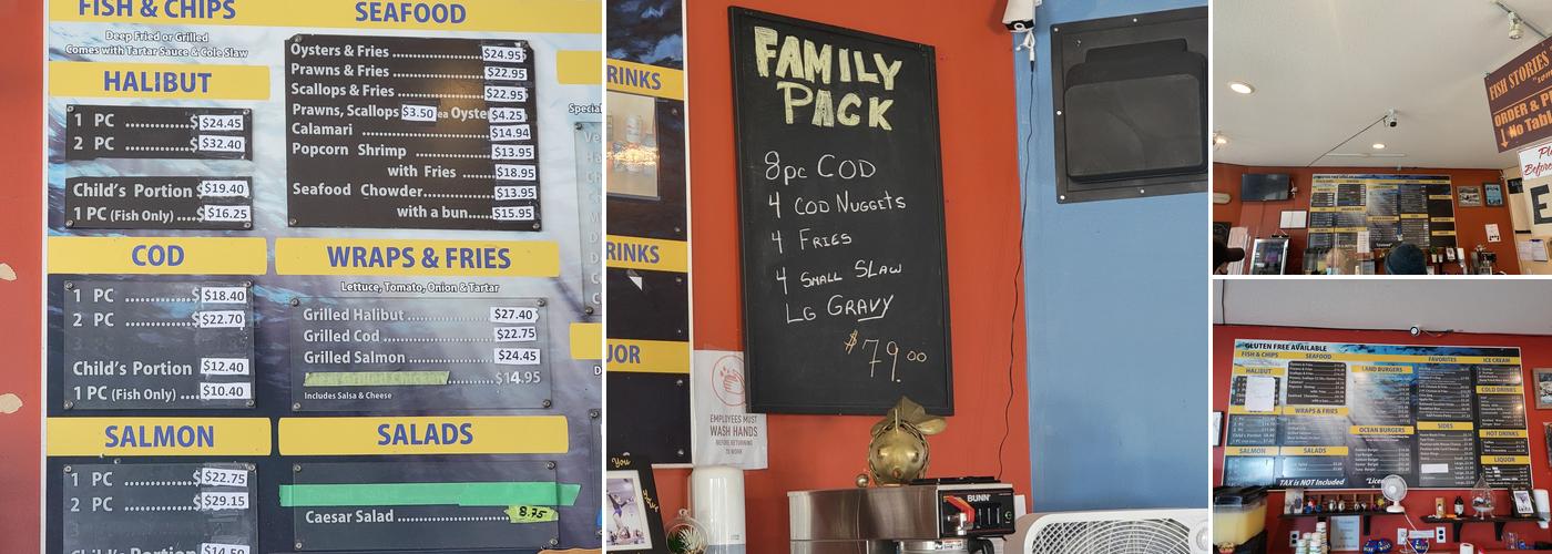 Dick's Fish & Chips Menu