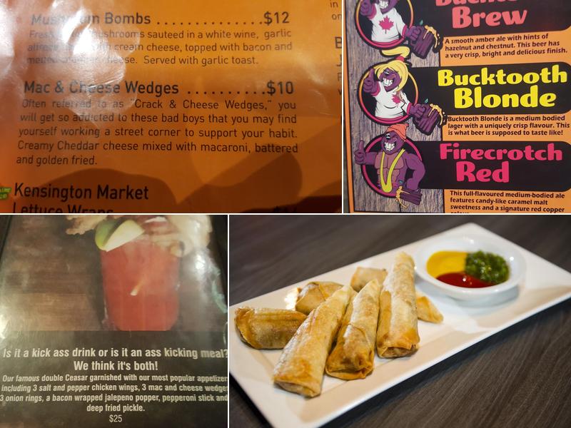 Joe Beeverz Bar & Grill Menu