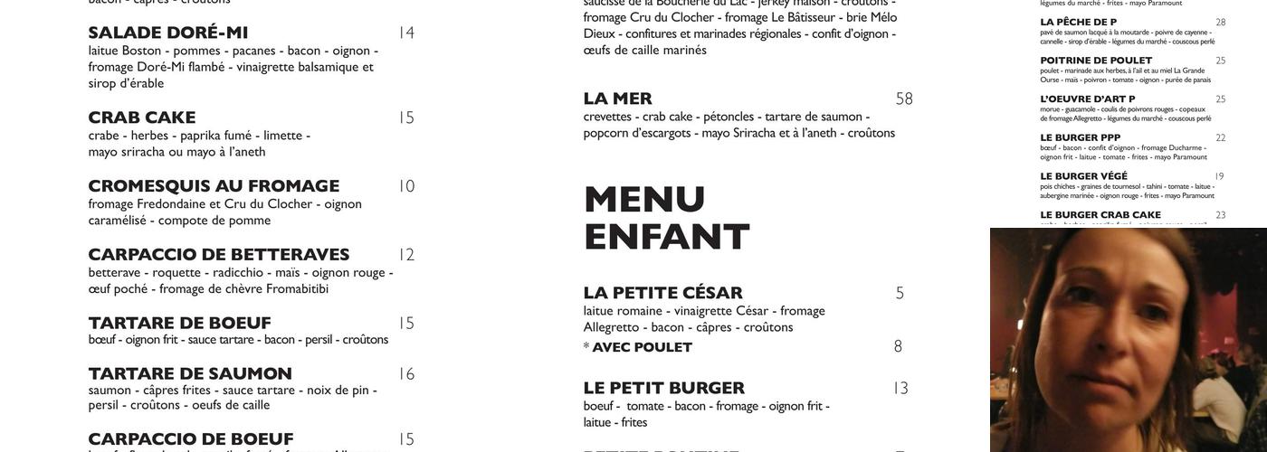 Scene Paramount Menu