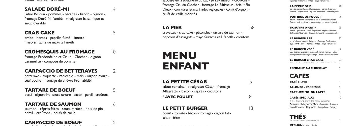 Scene Paramount Menu